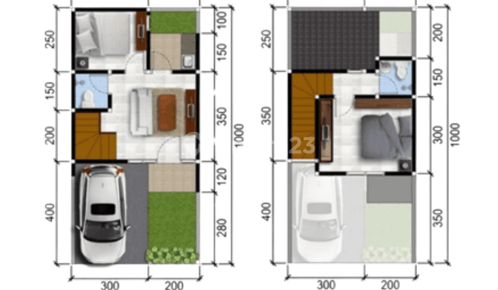 Rumah 2 Lantai di Surabaya Alana Regency Wisma Indah 2