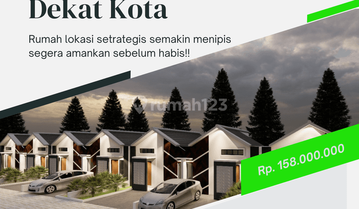 Rumah Premium Harga Subsidi Dekat Alun alun Kota Mojokerto