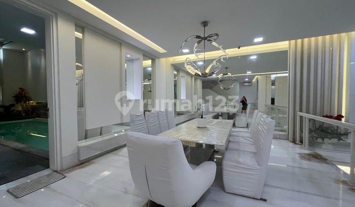 DIJUAL RUMAH PIK 1 FURNISHED MODERN MINIMALIS SWIMMING POOL 2