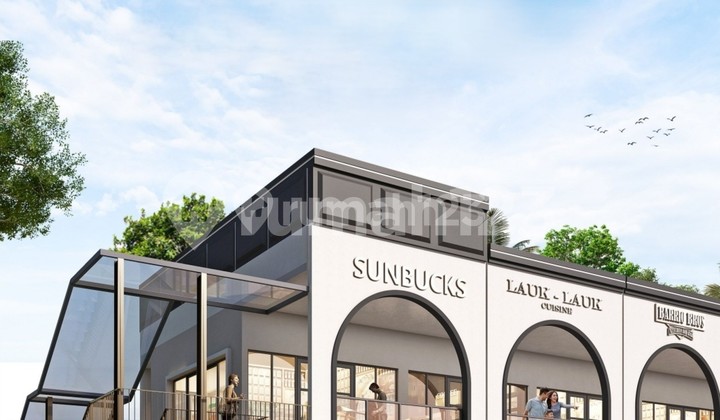 For Sale: 2-Story Soho Shop House for 2 Different Businesses in Jakarta Garden City. 1