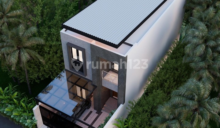 Rumah Modern Tropis Di Pondok Hijau Bandung 2