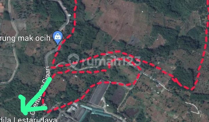 Fertile Land on Main Road Cijapati, Quick Sale in a Cool Area