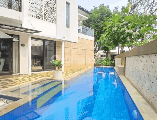 Rumah Hook Full Furnished Ada Swimming Pool Di Bintaro 6513 2