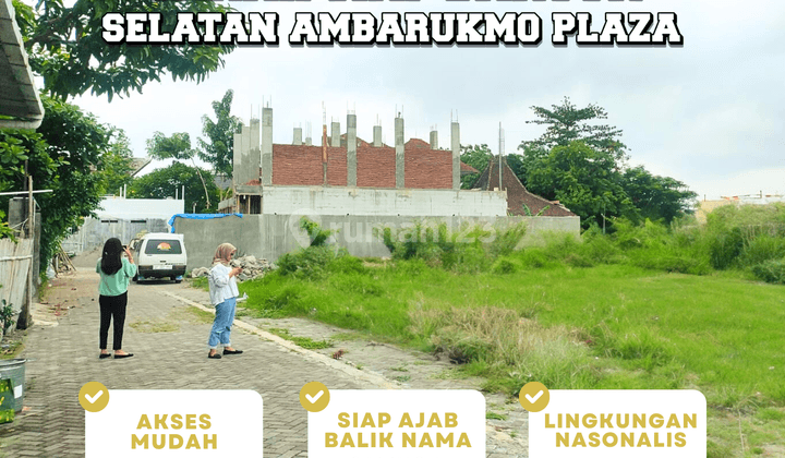 Dijual Tanah Kavling Siap Bangun Selatan Mall Ambarukmo Plaza 2