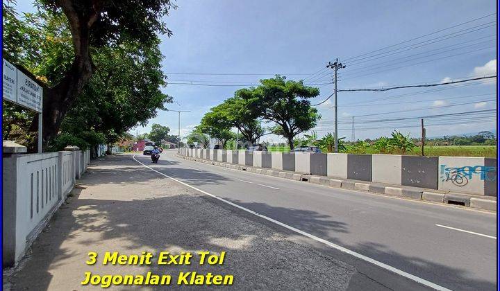 Selangkah Exit Tol Jogonalan Siap AJB Tanah Jogja Siap Bagun 2