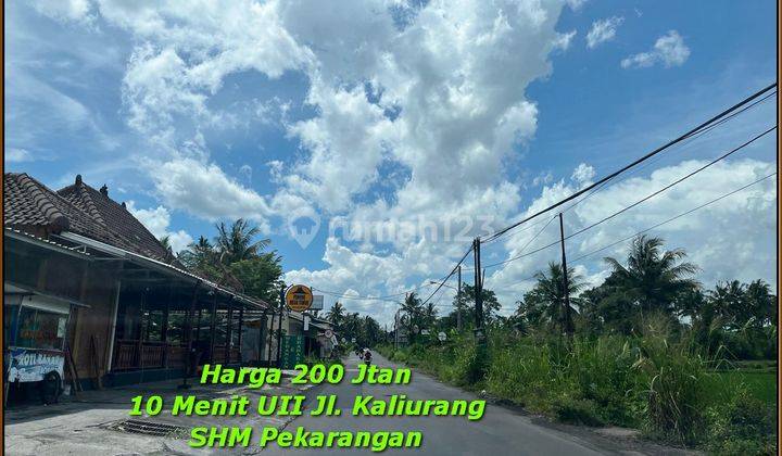 200 Jtan Tanah Jogja 8 Menit Uii Jl. Kaliurang SHM Pekarangan  2