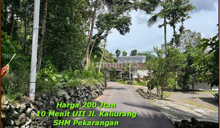 200 Jtan Tanah Jogja 8 Menit Uii Jl. Kaliurang SHM Pekarangan  1