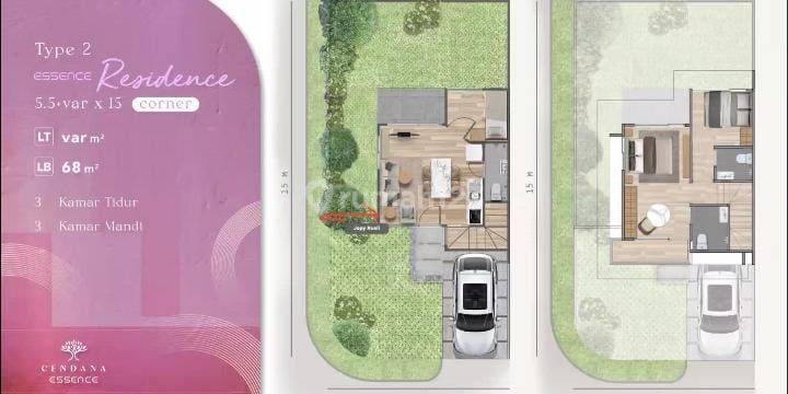Wow tanpa DP dapat Rumah 2 Lantai hanya di Cendana essence  5