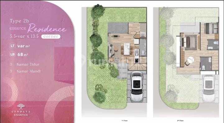 Wow tanpa DP dapat Rumah 2 Lantai hanya di Cendana essence  11