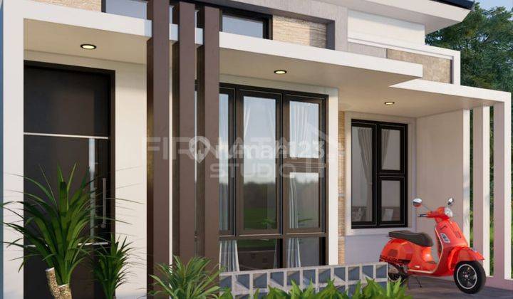 Rumah Desain Limasan Modern, Spek Mewah,akses Mudah  1