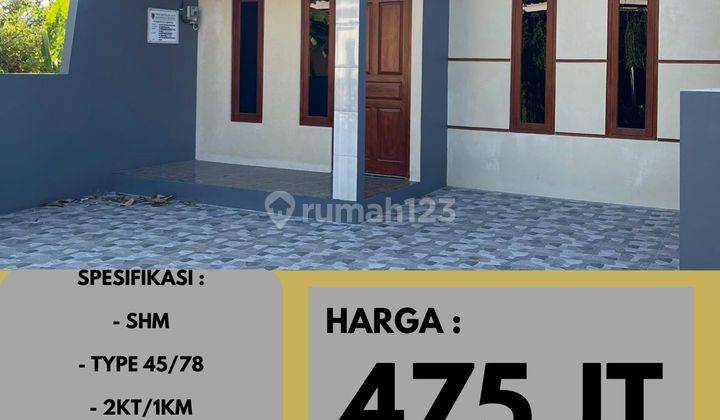 Rumah Siap Huni, Sudah Full Bangunan,desain Istimewa  1