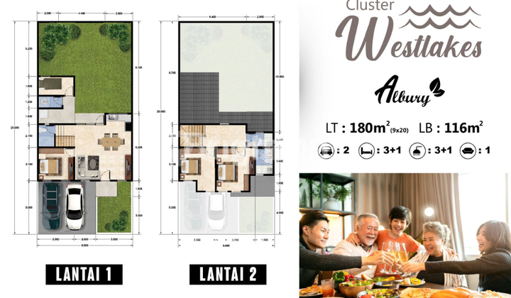 Albury Type Cluster House 9x20 2