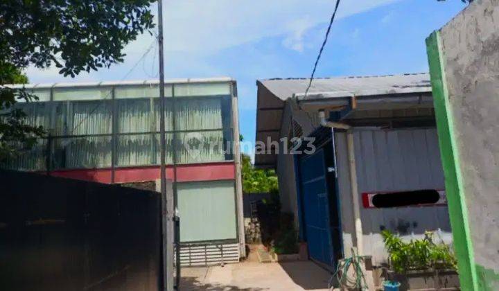 Asli Murah Di Jual Bangunan Workshop + Kantor 2lt di Pondok Benda, Pamulang Tangsel 1