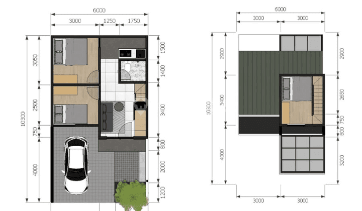 Asli Murah Dijual Rumah Modern Mezzanine Rasa 2 Lantai Pamulang Terbaru  2