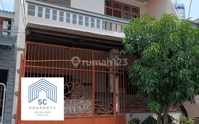 Asli Murah!!! Dijual Rumah 3 Lantai UK 8x15m Garasi 2 Mobil Bebas Banjir di Perumahan Simprug di Poris, Cluster Legian (nego) 1