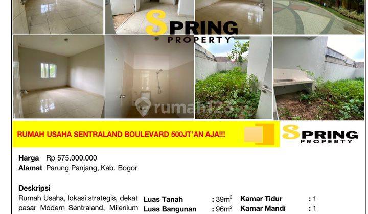 Rumah Murah Sentraland Paradise Boulevard Parung Panjang Bogor 2