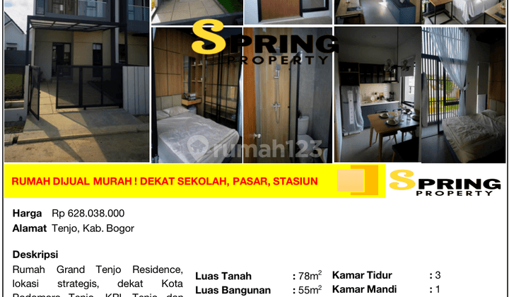 Rumah Murah di Grand Tenjo Residence Dekat Stasiun, Tenjo Bogor 2