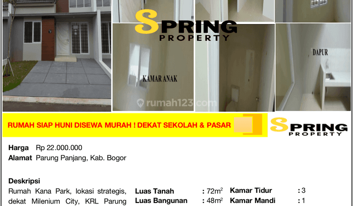 Rumah Murah di Kana Park Siap Huni Dekat Stasiun Legok Tangerang 2