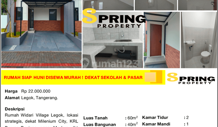 Rumah Murah di Widari Siap Huni Dekat Stasiun Legok Tangerang 3