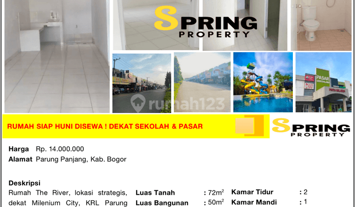 Rumah Murah di Sentraland Siap Huni Dekat Stasiun Parung Panjang 1