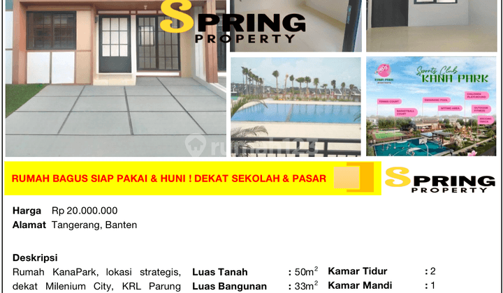 Rumah Murah di Kana Park Siap Huni Dekat Stasiun Legok Tangerang 2