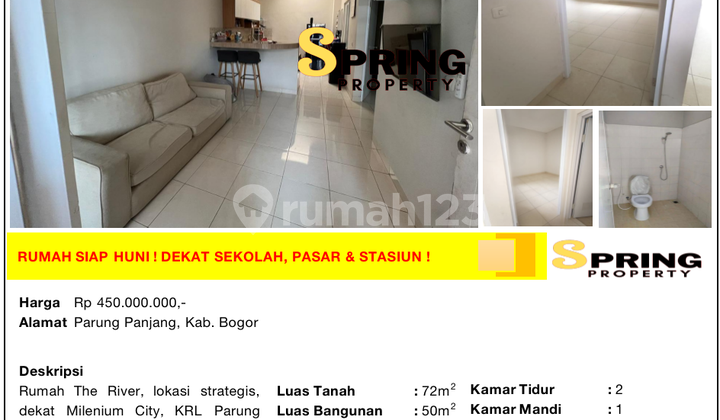 Rumah Murah The River Parung Panjang Bogor Legok Bsd City Serpong 2