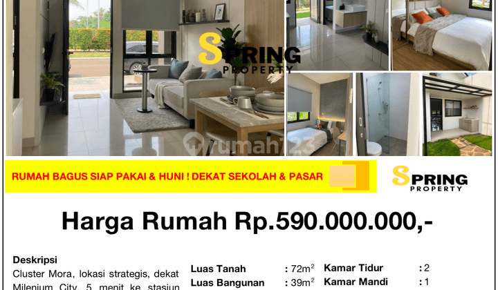 Rumah De lora Dekat Krl Parung Panjang Bogor Bsd City Gading Serpong 2