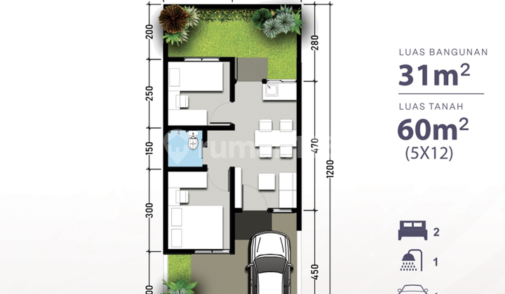 Rumah Baru Free Biaya Surat - Surat Cicilan 2 Jutaan Amara Village Amarilis Dekat Stasiun KRL Rumah Baru Free Biaya Surat - Surat Cicilan 2 Jutaan Amara Village Amarilis Dekat Stasiun KRL