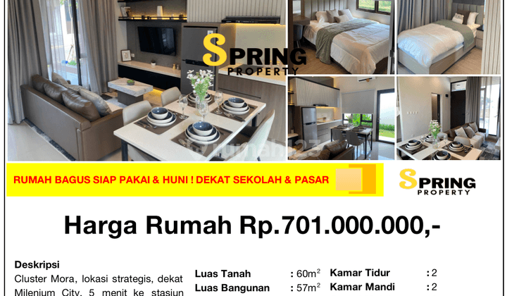 Rumah 2 Lantai De Lora Parung Panjang Legok Bsd City Gading Serpong 2