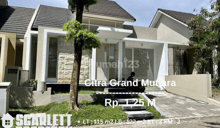 Rumah Murah Dalam Perumahan Elit Ciputra, Citra Grand Mutiara 1