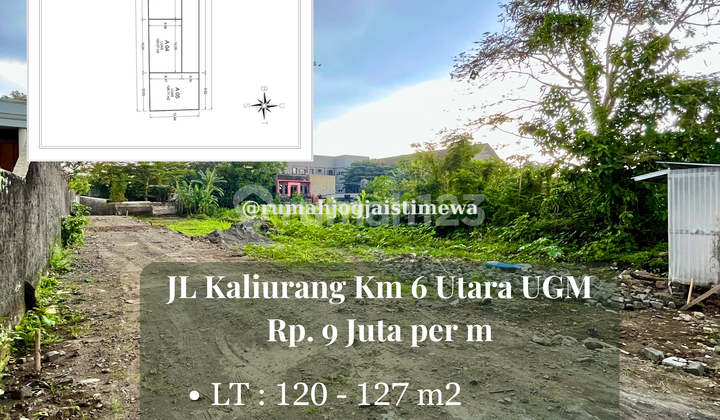 Tanah di JL Kaliurang Km 6 Condongcatur Dekat UGM & Pakuwon Mall Tanah di JL Kaliurang Km 6 Condongcatur Dekat UGM & Pakuwon Mall