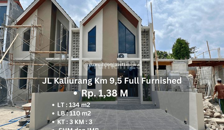 Rumah Baru di Jl Kaliurang Km 9,5 Dekat Pasar Gentan 1