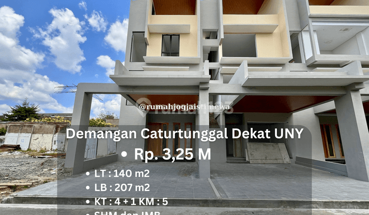 Rumah 4 Lantai Dengan Kolam Renang di Demangan Dekat Uny 1