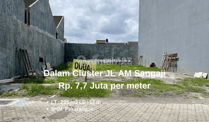 Tanah Dalam Perumahan di Jl Am Sangaji Sleman 1