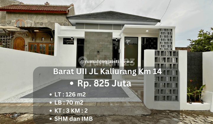 Rumah Baru di Barat Kampus Uii Jl Kaliurang Km 14 1