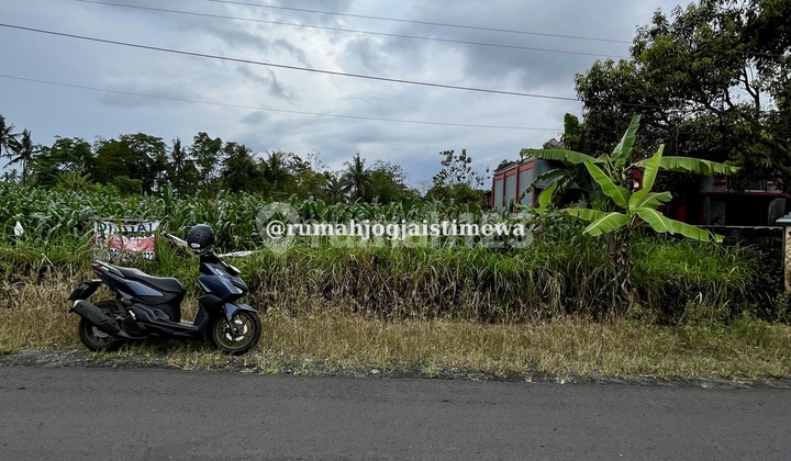 Tanah Barat Kampus UII JL Kaliurang Km 14 Donoharjo View Sawah