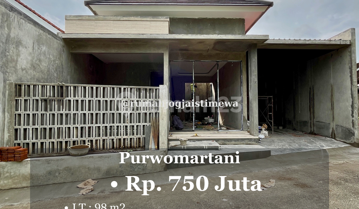 Rumah Baru Proses Bangun di Purwomartani 