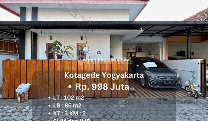 Rumah di Kotagede Rejowinangun Pusat Kota Jogja 1