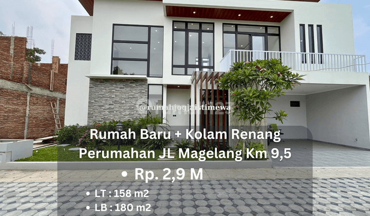 Rumah Baru Dalam Perumahan Dengan Kolam Renang Jl Magelang Km 10 1