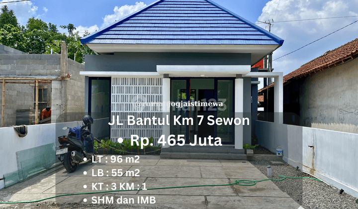 Rumah Baru 400 Jutaan di Jl Bantul Km 7 Sewon Dekat Pusat Kota 1