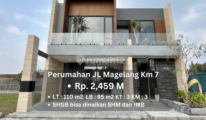 Rumah Baru Dalam Perumahan di Jl Magelang Km 7 Dekat Jcm 1