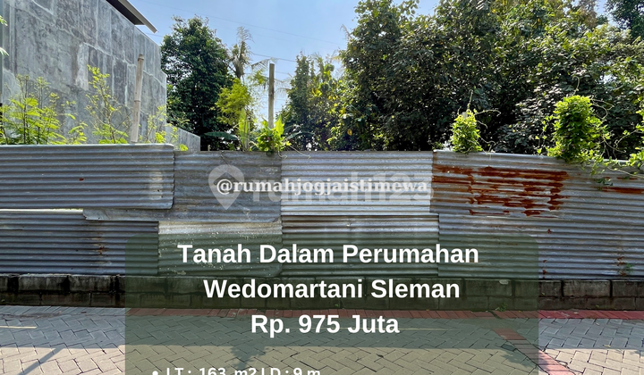 Tanah Dalam Perumahan di Wedomartani Dekat RM Sate Pak Bayu Tanah Dalam Perumahan di Wedomartani Dekat RM Sate Pak Bayu