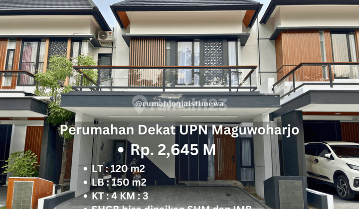 Rumah Baru Dalam Perumahan Maguwoharjo Dekat Amikom Dan Upn 1