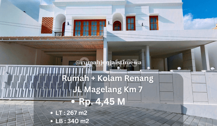 Rumah Baru Dengan Kolam Renang di Jl Palagan Km 7 Dekat Ugm  1