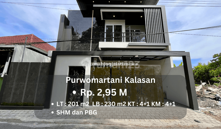 Rumah Mewah Baru di Purwomartani Kalasan Desain Kontemporer 1