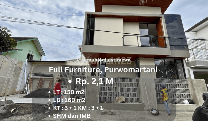 Rumah Baru Full Furniture di Purwomartani Kalasan 1