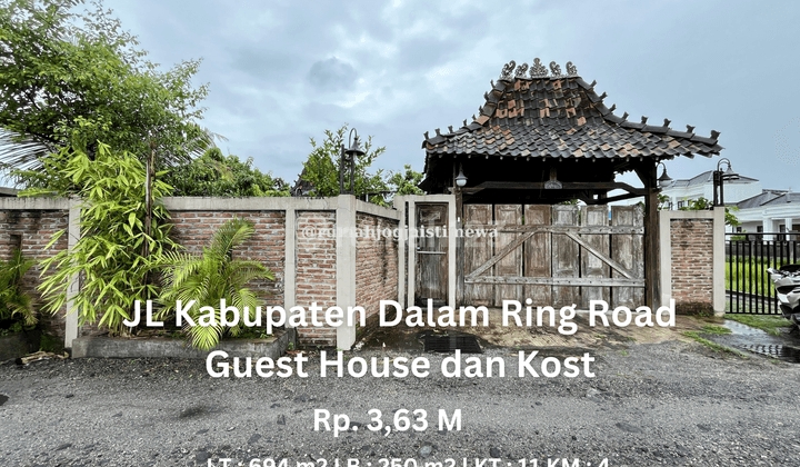 Joglo Guesthouse Dan Kost di Jl Kabupaten Dalam Ring Road 1