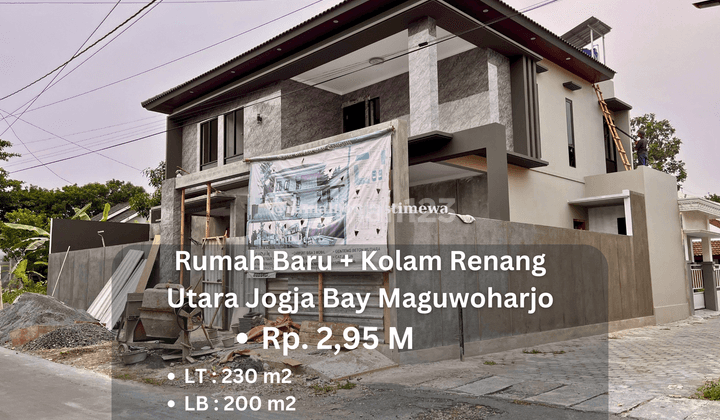 Rumah Mewah Baru Dengan Kolam Renang Utara Jogja Bay Maguwoharjo 1