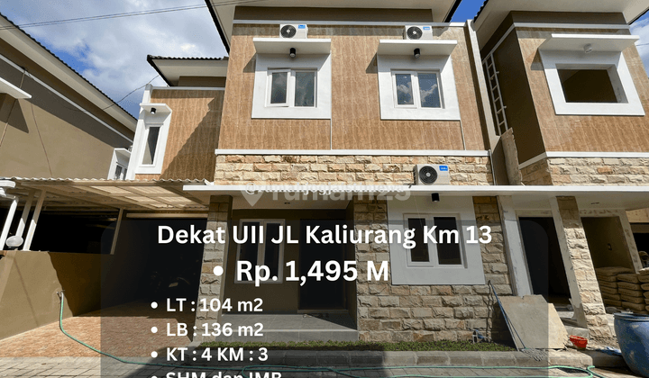 Rumah Baru Full Furnished Dalam Cluster Dekat Uii Jl Kaliurang 1