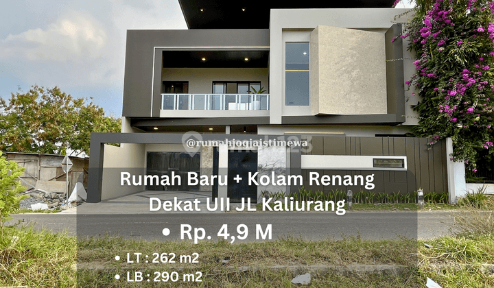 Rumah Dengan Kolam Renang View Merapi Jl Kaliurang Km 13 1